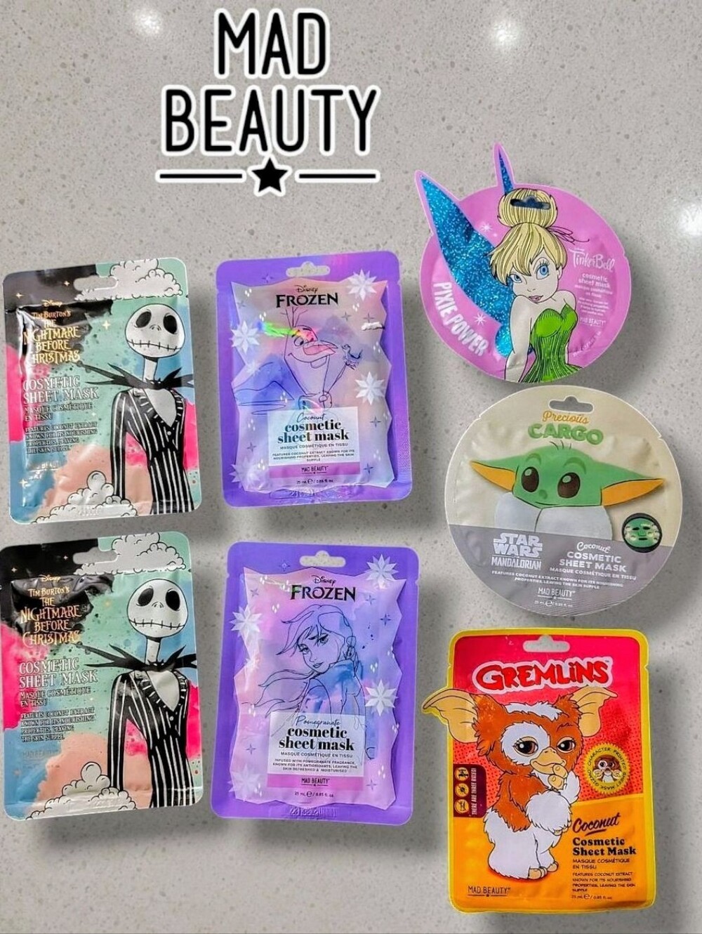 Mad Beauty 7pc Face Sheet Mask Bundle